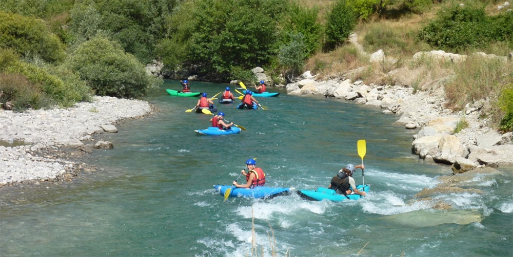 Kano varen op de Verdon