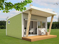 Cabin Vlinder met Toilet Cabin Vlinder met Toilet