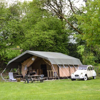 Camping Ambiance Morvan in regio Bourgogne (Bourgondië), Frankrijk