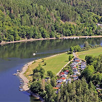 Camping BoerenBed Hohenwarter Seehof in regio Thüringen, Duitsland