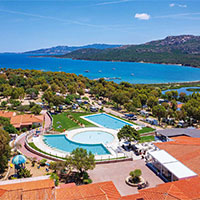 Camping Capo d'Orso in regio Sardinië, Italië