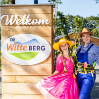 Camping De Witte Berg in regio Overijssel, Nederland