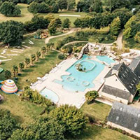 Camping Orangerie de Lanniron in regio Bretagne, Frankrijk