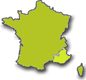 Fréjus ligt in regio Provence-Alpes-Côte d'Azur