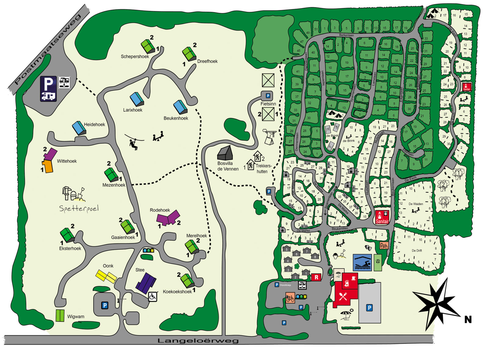 Plattegrond De Norgerberg