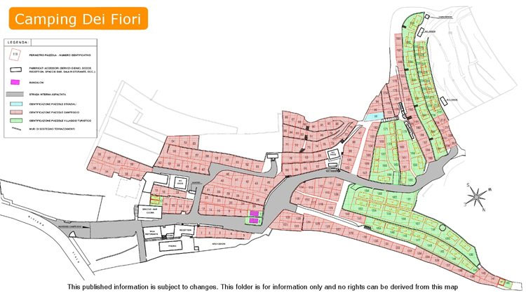 Plattegrond Dei Fiori (Liguria)