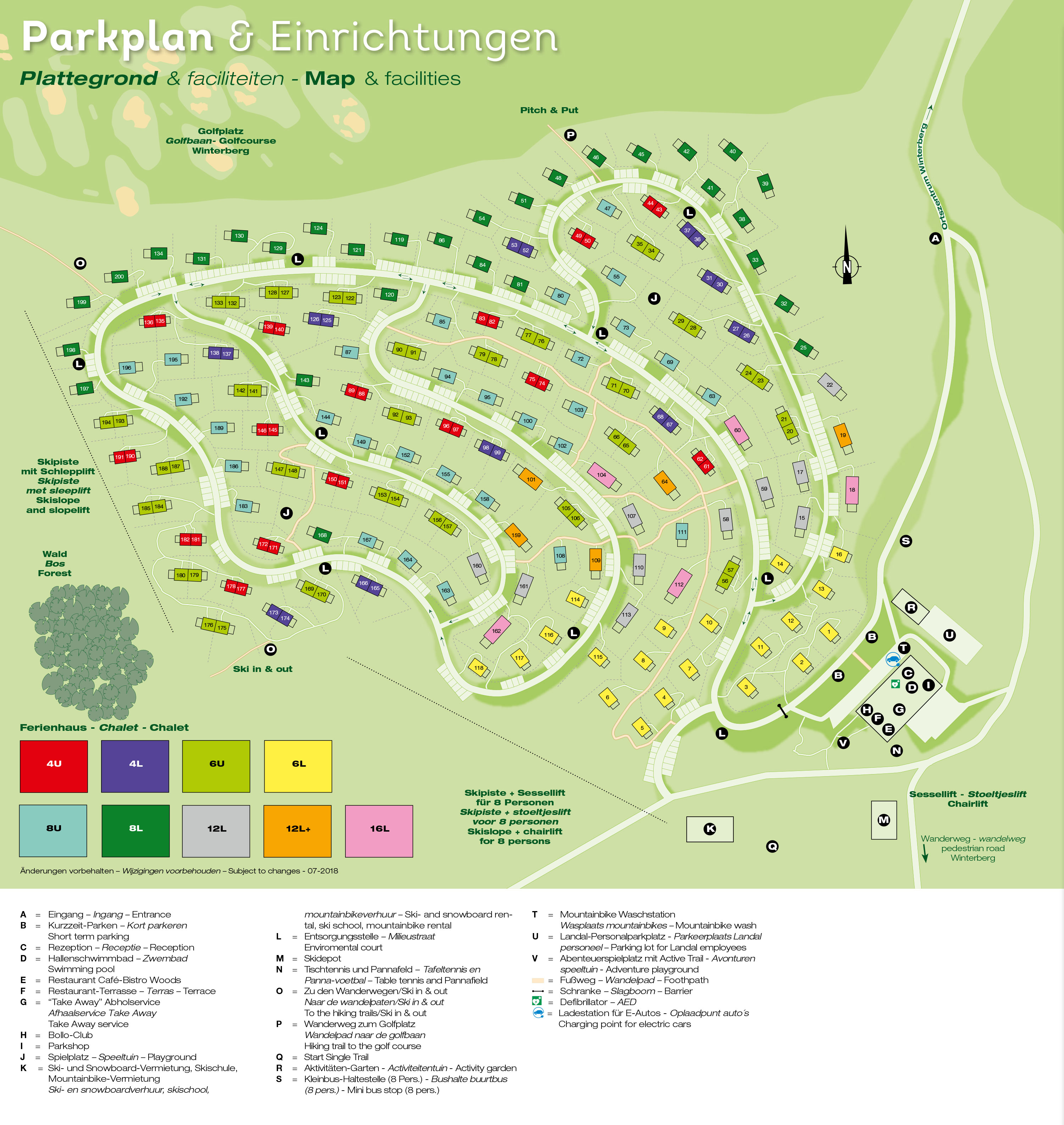 Plattegrond Landal Winterberg