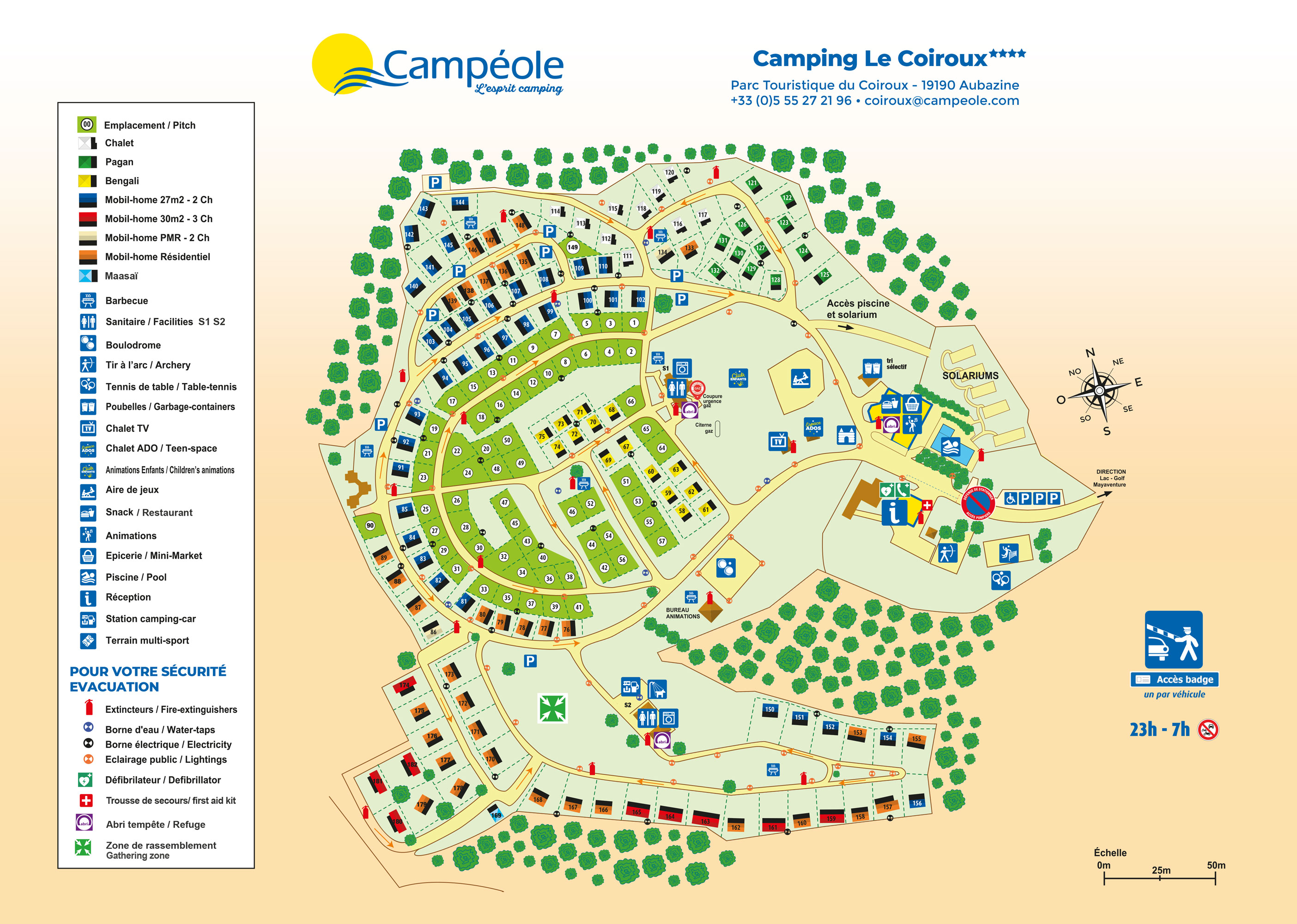 Plattegrond Le Coiroux