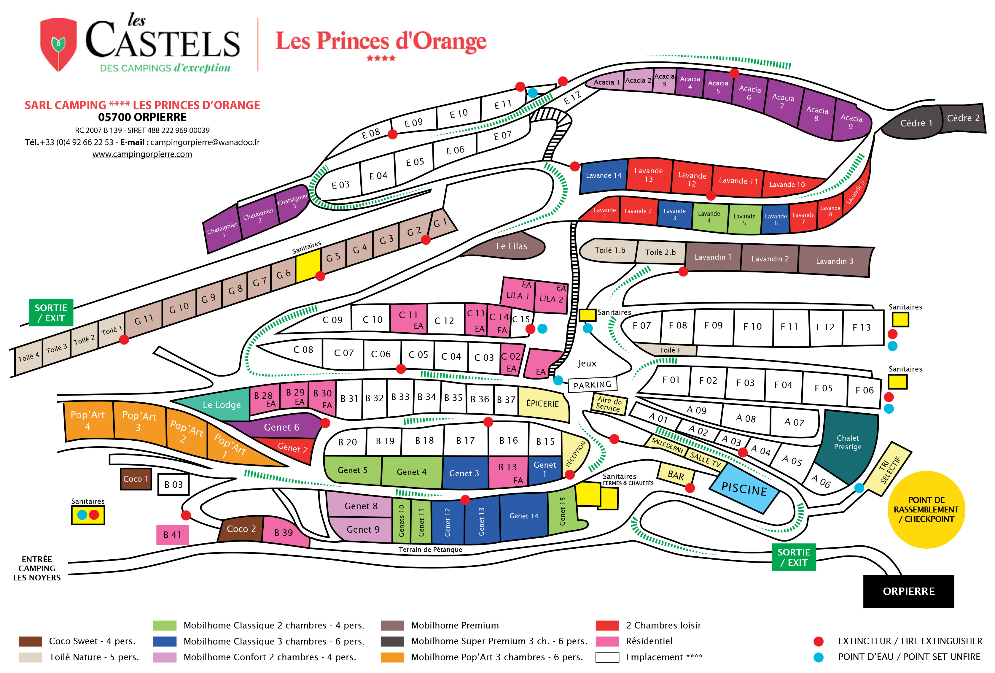 Plattegrond Les Princes d'Orange