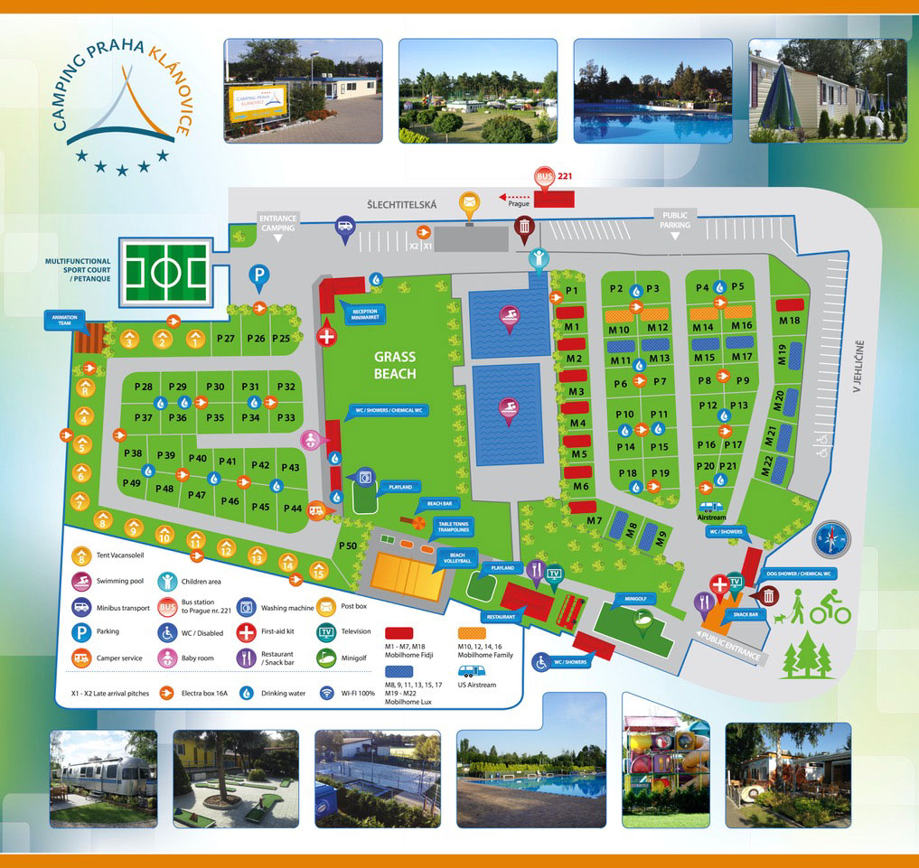 Plattegrond Praha Klanovice