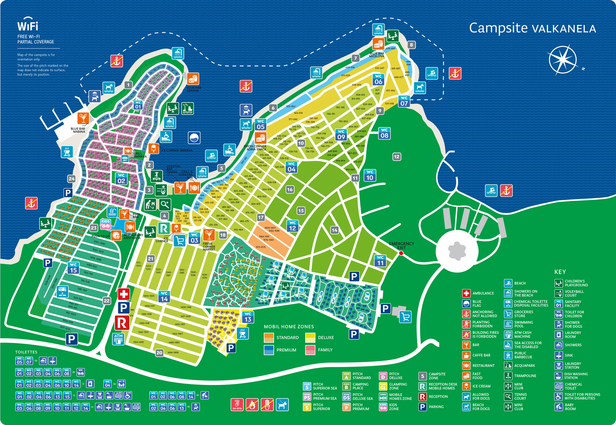 Plattegrond Valkanela